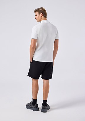 ELLESSE - 6SM5006 Erkek Beyaz Polo Yaka T-Shirt