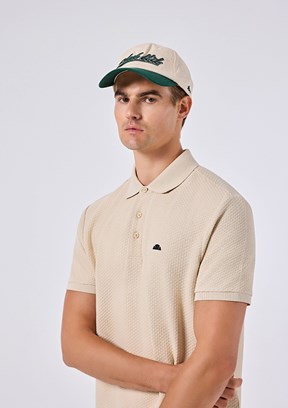 ELLESSE - 6SM5010 Erkek Bej Polo Yaka T-Shirt