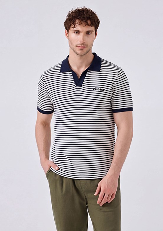 ELLESSE - 6SM5019 Erkek Lacivert Polo Yaka T-Shirt
