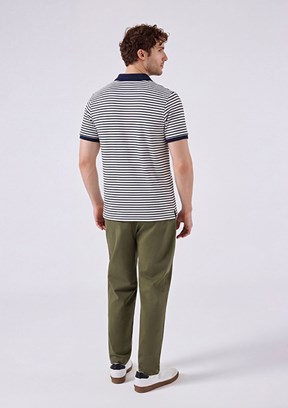 ELLESSE - 6SM5019 Erkek Lacivert Polo Yaka T-Shirt