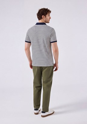 ELLESSE - 6SM5019 Erkek Lacivert Polo Yaka T-Shirt
