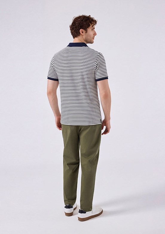 ELLESSE - 6SM5019 Erkek Lacivert Polo Yaka T-Shirt