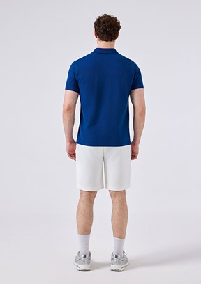 ELLESSE - 6SM5044 Erkek Mavi Polo Yaka T-Shirt