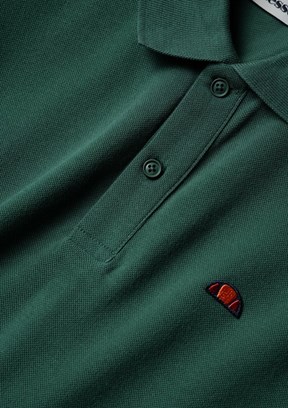 ELLESSE - 6SM5044 Erkek Yeşil Polo Yaka T-Shirt