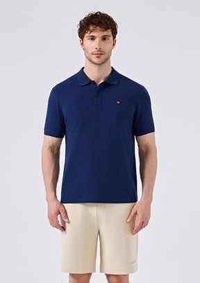 ELLESSE - 6SM5044 Erkek Lacivert Polo Yaka T-Shirt