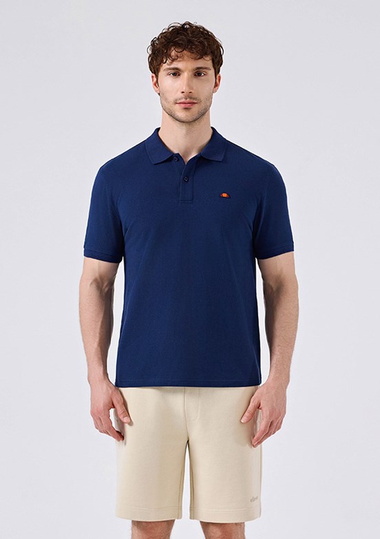ELLESSE - 6SM5044 Erkek Lacivert Polo Yaka T-Shirt