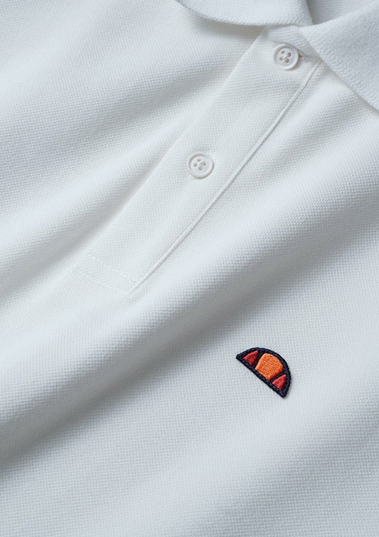ELLESSE - 6SM5044 Erkek Beyaz Polo Yaka T-Shirt