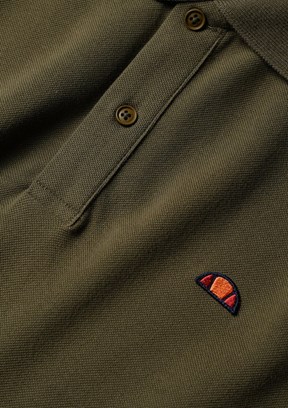 ELLESSE - 6SM5044 Erkek Yeşil Polo Yaka T-Shirt