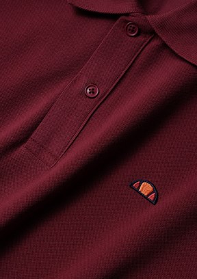 ELLESSE - 6SM5044 Erkek Koyu Kırmızı Polo Yaka T-Shirt