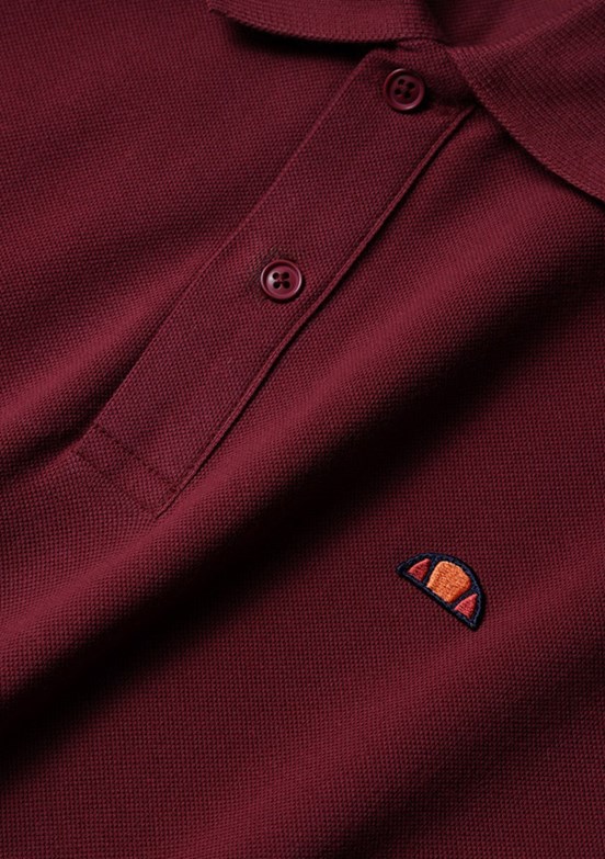 ELLESSE - 6SM5044 Erkek Koyu Kırmızı Polo Yaka T-Shirt