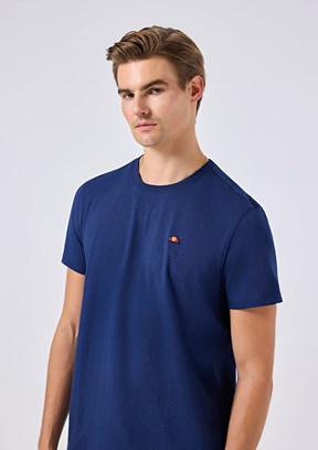 ELLESSE - 6SM5069 Erkek Lacivert Basic T-Shirt