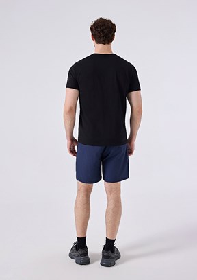 ELLESSE - 6SM5025 Erkek Siyah Baskılı T-Shirt