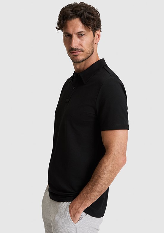 PİERRE CARDİN Erkek Siyah Regular T-Shirt