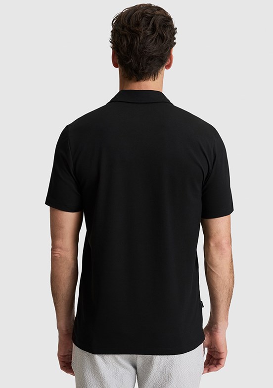 PİERRE CARDİN Erkek Siyah Regular T-Shirt