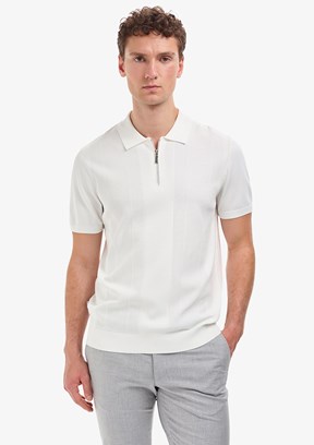 PİERRE CARDİN - Erkek Beyaz Slim Kazak