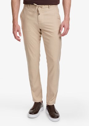 PİERRE CARDİN - Erkek Bej Slim Pantolon