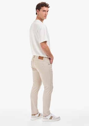 PİERRE CARDIN Erkek Bej Slim Pantolon