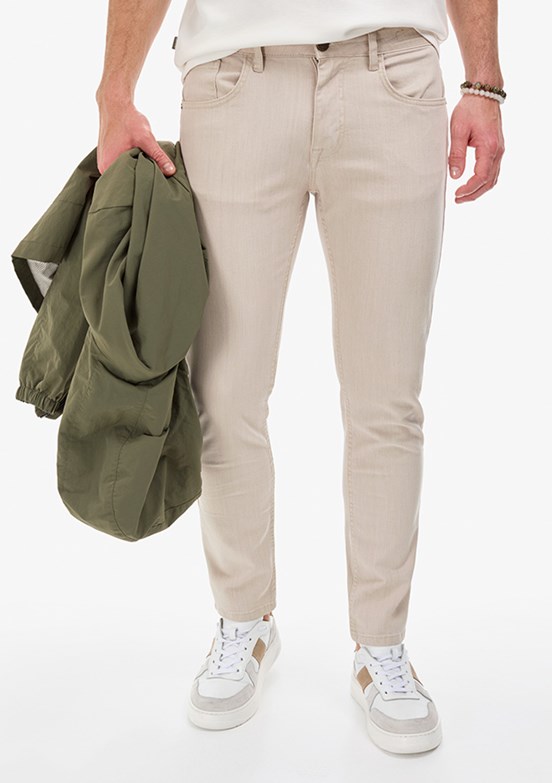 PİERRE CARDIN Erkek Bej Slim Pantolon