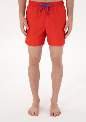 US POLO ASSN - Erkek Kırmızı Deniz Şortu