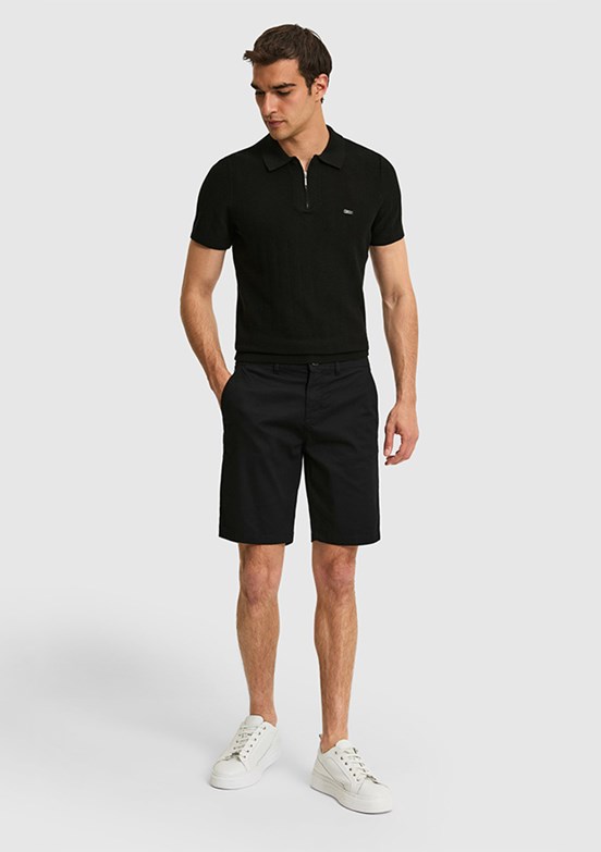 US POLO ASSN - Erkek Siyah Kapri Şort
