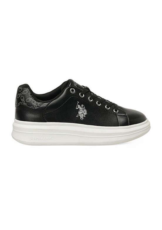 US POLO ASSN 6P Jessıca 6Fx - A10215781312010 Kadın Siyah Sneaker Ayakkabı