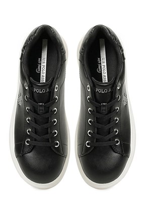 US POLO ASSN 6P Jessıca 6Fx - A10215781312010 Kadın Siyah Sneaker Ayakkabı
