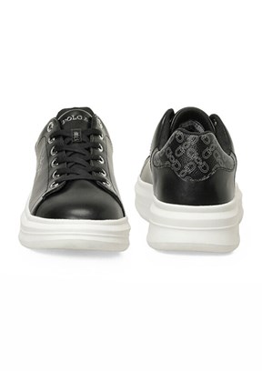 US POLO ASSN 6P Jessıca 6Fx - A10215781312010 Kadın Siyah Sneaker Ayakkabı