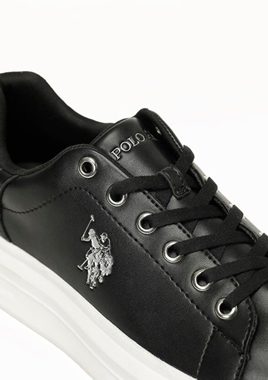 US POLO ASSN 6P Jessıca 6Fx - A10215781312010 Kadın Siyah Sneaker Ayakkabı