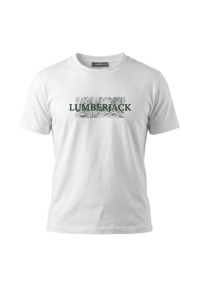 LUMBERJACK 6M Kids Tree - A10220459010010 Erkek Çocuk Beyaz Kısa Kol T-Shirt