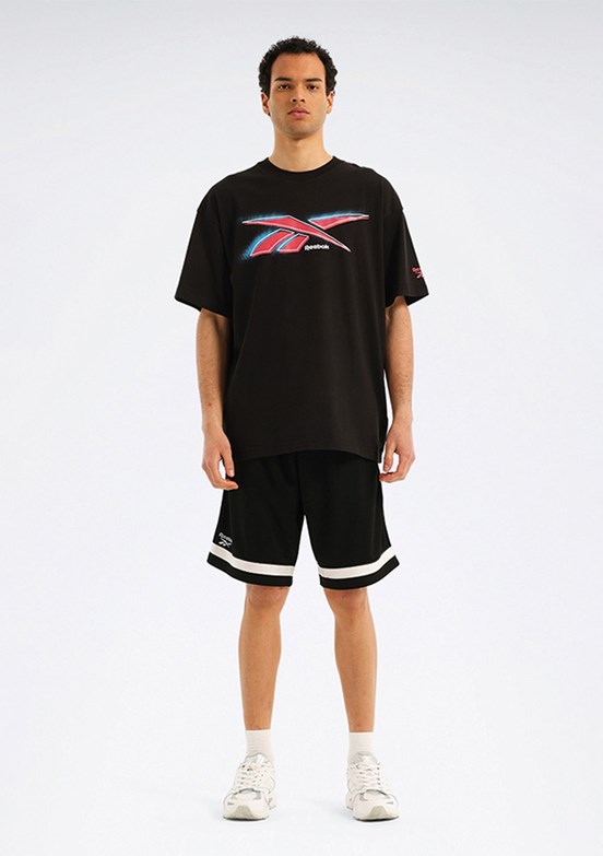 REEBOK 6M Lorea - A10220410707010 Erkek Siyah Baskılı Şort