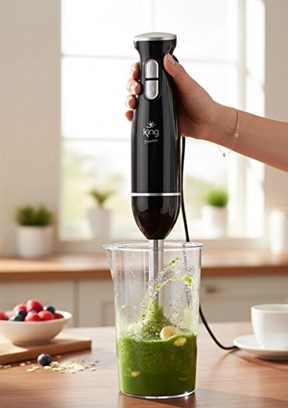 KİNG Brendola K1101 Siyah El Blenderı