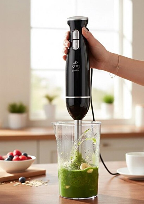 KİNG Brendola K1101 Siyah El Blenderı