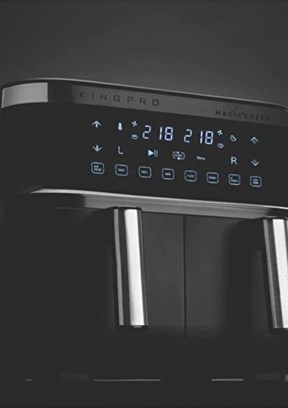 KİNG Dual - KYF32 Siyah Airfryer/Fritöz