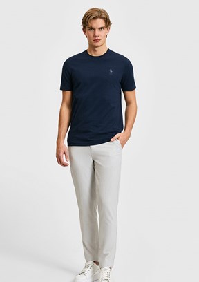 PİERRE CARDİN - Erkek Gri Chino Pantolon