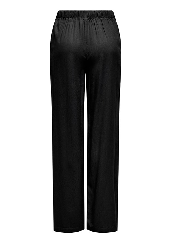 ONLY - 15363676 Onlgoa Mw Kadın Siyah Beli Lastikli Pantolon