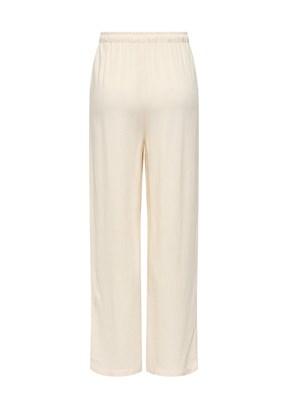 ONLY Onlısıesta Mw Pull - 15322263 Kadın Beyaz Beli Lastikli Pantolon