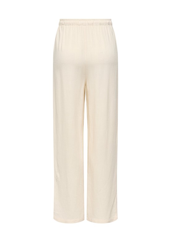 ONLY Onlısıesta Mw Pull - 15322263 Kadın Beyaz Beli Lastikli Pantolon