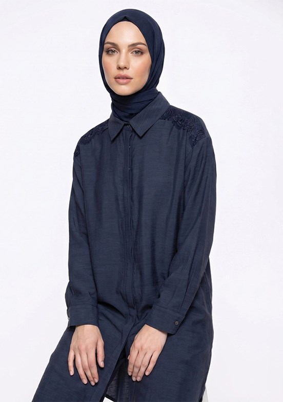 ARMİNE - 26YT665 Kadım İndigo Pantolon Takım