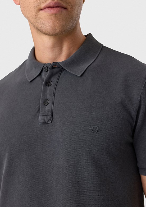 BACKANDBOND - B35S10018 Erkek Antrasit Polo Yaka T-Shırt