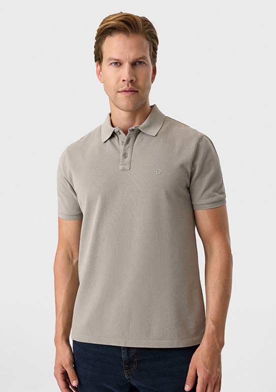 BACKANDBOND - B35S10018 Erkek Yeşil Polo Yaka T-Shırt