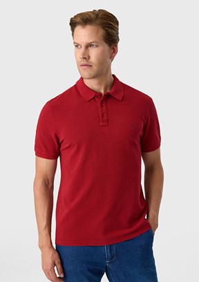 BACKANDBOND - B35S10018 Erkek Kırmızı Polo Yaka T-Shırt