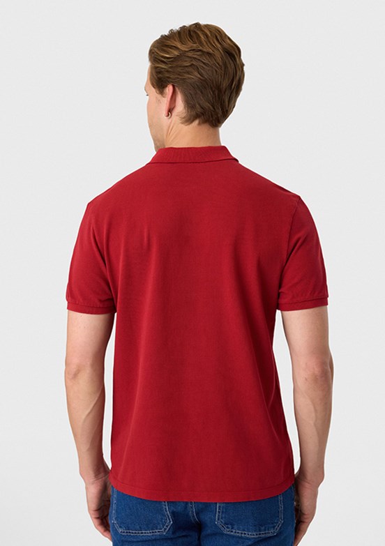 BACKANDBOND - B35S10018 Erkek Kırmızı Polo Yaka T-Shırt