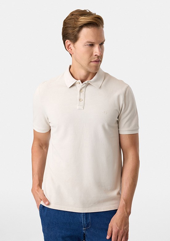 BACKANDBOND - B35S10018 Erkek Gri Polo Yaka T-Shırt