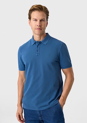 BACKANDBOND - B35S10018 Erkek Mavi Polo Yaka T-Shirt
