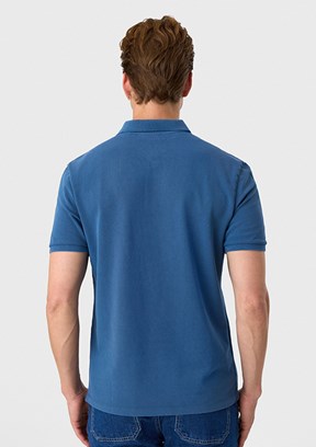 BACKANDBOND - B35S10018 Erkek Mavi Polo Yaka T-Shirt