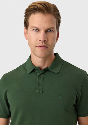 BACKANDBOND - B35S10018 Erkek Yeşil Polo Yaka T-Shırt