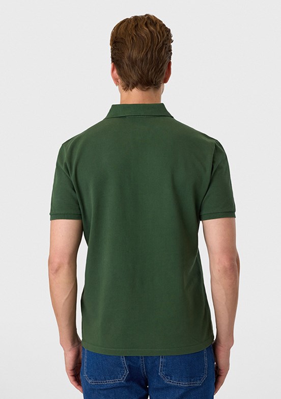 BACKANDBOND - B35S10018 Erkek Yeşil Polo Yaka T-Shırt