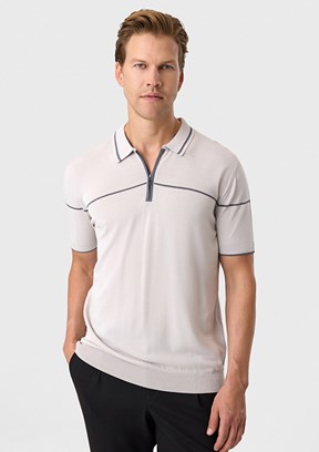 BACKANDBOND - B35S40021 Erkek Gri Triko T-Shirt