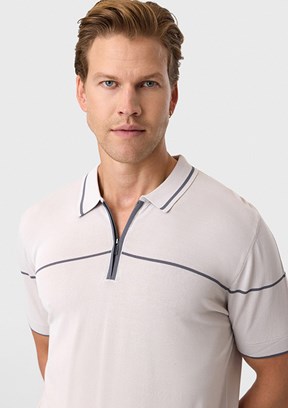 BACKANDBOND - B35S40021 Erkek Gri Triko T-Shirt