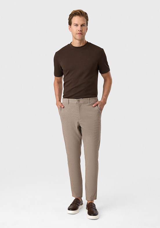 BACKANDBOND - BPN3002000000 Erkek Vizon Chino Pantolon